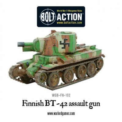 Finnish BT-42 assault gun 28mm Bolt Action Warlord Games