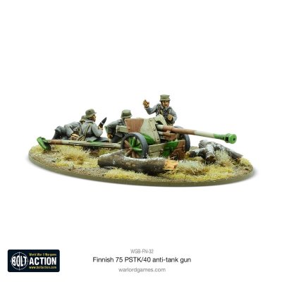 Zoom bild av Finnish 75 PSTK/40 anti-tank gun
