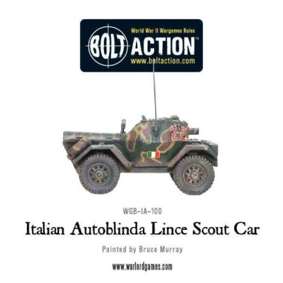Zoom bild av Italian Autoblinda Lince Scout Car 28mm Bolt Action Warlord Games