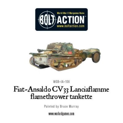 Zoom bild av Fiat-Ansaldo CV33 Lanciaflamme flamethrower tankette