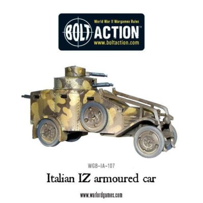 Zoom bild av Italian IZ armoured car 28mm Bolt Action Warlord Games