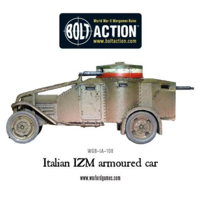 Zoom bild av Italian IZM armoured car 28mm Bolt Action