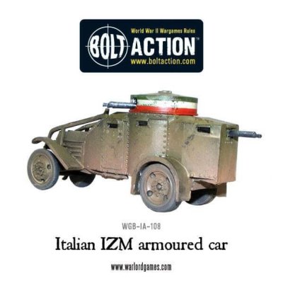 Zoom bild av Italian IZM armoured car 28mm Warlord Games