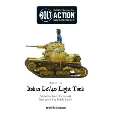 Zoom bild av Italian L6/40 Light Tank 28mm Bolt Action Warlord Games