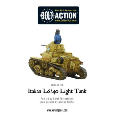 Zoom bild av Italian L6/40 Light Tank 28mm Bolt Action
