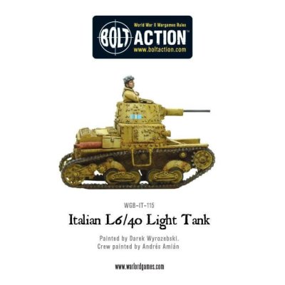 Zoom bild av Italian L6/40 Light Tank 28mm Warlord Games
