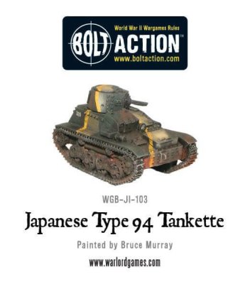 Zoom bild av WGB-JI-103 Japanese Type 94 Tankette 28mm Bolt Action Warlord Games