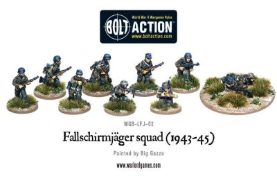 Zoom bild av Fallschirmjager squad (1943-45) 28mm Bolt Action