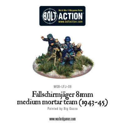 Zoom bild av Fallschirmjager 81mm medium mortar team (1943-45)