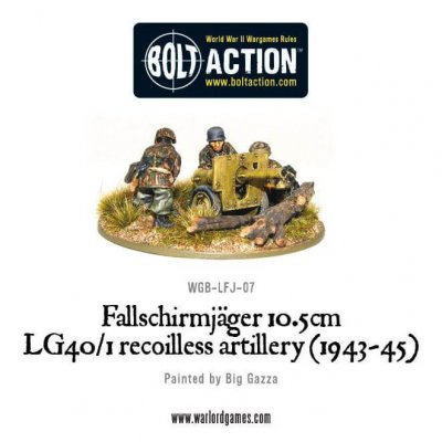 Zoom bild av Fallschirmjager 10.5cm LG40/1 recoilless artillery (1943-45)
