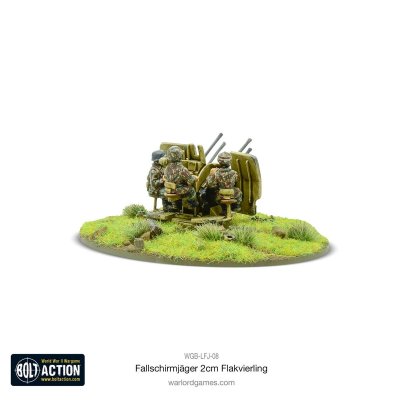Zoom bild av Fallschirmjager 20mm Flakvierling 38 AA-gun (1943-45) 28mm Warlord Games