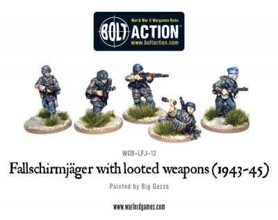 Fallschirmjager with looted weapons (1943-45) 28mm Bolt Action Warlord Games