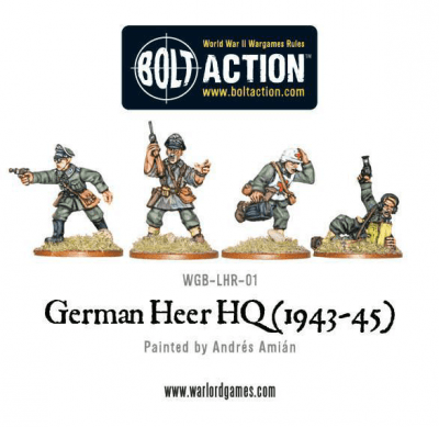 German Army HQ (1943-45) 28mm Bolt Action Warlord Games