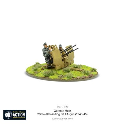 Zoom bild av German Heer 20mm flakvierling 38 AA-gun (1943-45)
