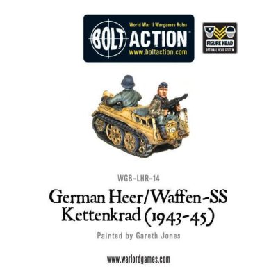 Zoom bild av WGB-LHR-14 German Heer/Waffen-SS Kettenkrad (1943-45) 28mm Bolt Action Warlord Games