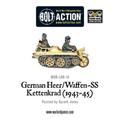 Zoom bild av German Heer/Waffen-SS Kettenkrad (1943-45) 28mm Bolt Action Warlord Games