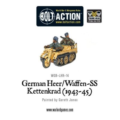 Zoom bild av German Heer/Waffen-SS Kettenkrad (1943-45) 28mm Bolt Action