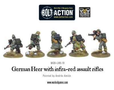 Zoom bild av German Heer with infra-red assault rifles 28mm Bolt Action Warlord Games