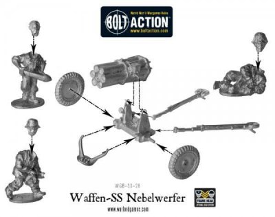 Zoom bild av Waffen-SS 150mm Nebelwerfer 41