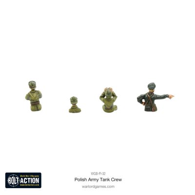 Zoom bild av WGB-PI-32 Polish Army Tank Crew 28mm Bolt Action Warlord Games