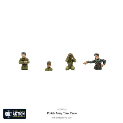 Zoom bild av Polish Army Tank Crew 28mm Bolt Action