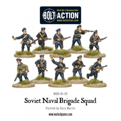 Zoom bild av Soviet Naval Brigade Squad 28mm