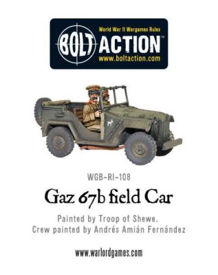 Zoom bild av Soviet Gaz 67b field Car 28mm Bolt Action