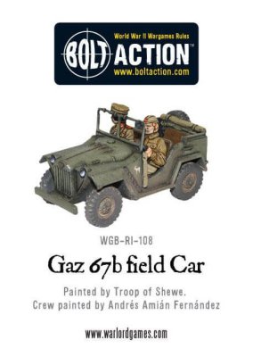 Zoom bild av Soviet Gaz 67b field Car