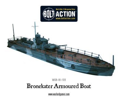 Zoom bild av WGB-RI-109 Soviet Bronekater Armoured Patrol Boat 28mm Bolt Action Warlord Games