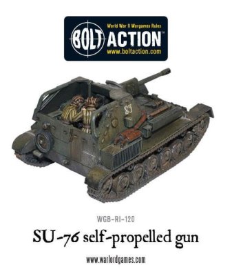 Zoom bild av WGB-RI-120 Soviet SU-76 Self-Propelled Gun 28mm Bolt Action Warlord Games