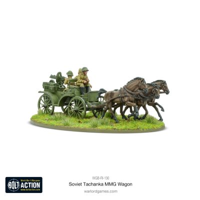 Zoom bild av WGB-RI-130 Soviet Tachanka MMG wagon 28mm Bolt Action Warlord Games