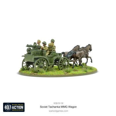 Zoom bild av Soviet Tachanka MMG wagon 28mm Bolt Action Warlord Games