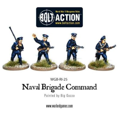 Soviet Naval Brigade Command 28mm Bolt Action