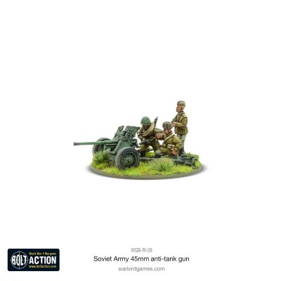 WGB-RI-28 Soviet 45mm Anti-Tank Gun 28mm Bolt Action Warlord Games
