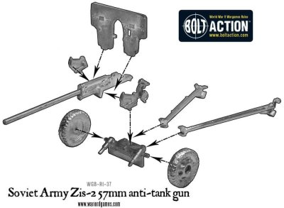 Zoom bild av Zis-2 57mm anti-tank gun Warlord