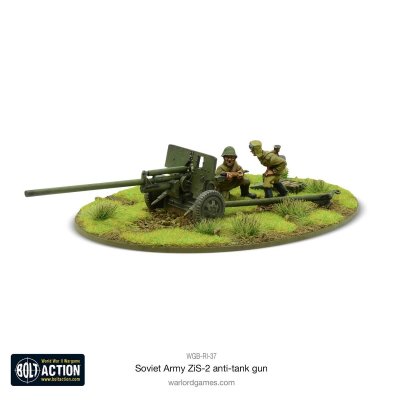 Zoom bild av WGB-RI-37 Soviet Army Zis-2 57mm anti-tank gun 28mm Bolt Action Warlord Games