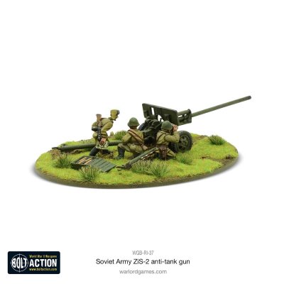 Zoom bild av Soviet Army Zis-2 57mm anti-tank gun 28mm Bolt Action