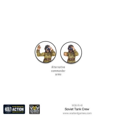 Zoom bild av WGB-RI-48 Soviet Tank Crew 28mm Bolt Action Warlord Games