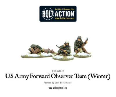 Zoom bild av US Army Forward Observer team (Winter)