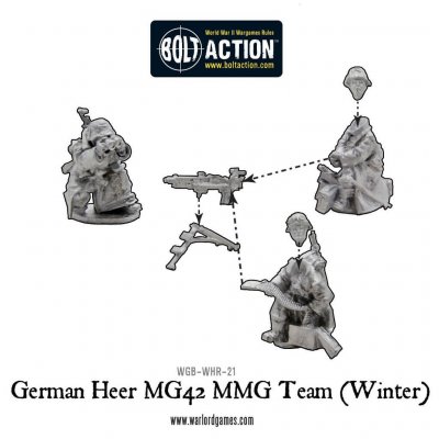 Zoom bild av German Heer MMG team (Winter)