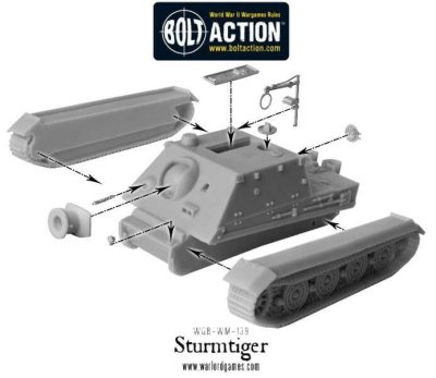 Zoom bild av Sturmtiger 28mm Warlord Games