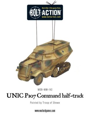 Zoom bild av Unic P107 Command Halftrack 28mm Bolt Action Warlord Games