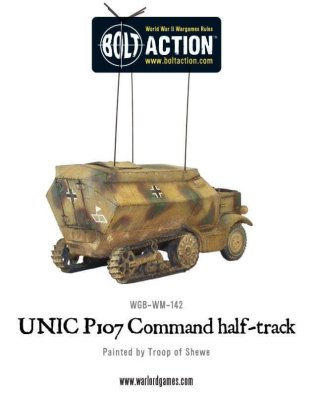 Zoom bild av Unic P107 Command Halftrack 28mm Bolt Action