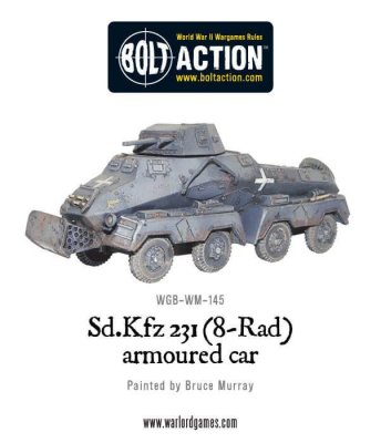 Zoom bild av WGB-WM-145 Sd.Kfz 231 (8-Rad) Armoured Car 28mm Warlord Games Bolt Action