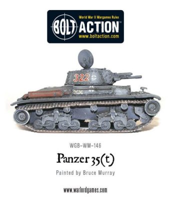 WGB-WM-146 Panzer 35(t) 28mm Bolt Action Warlord Games