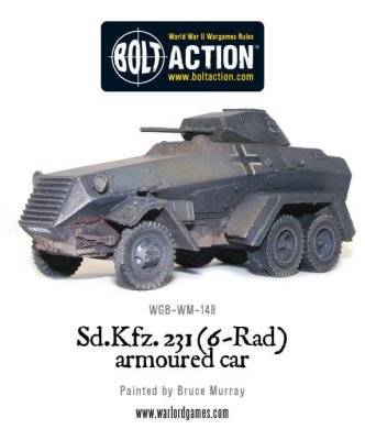 Zoom bild av WGB-WM-148 Sd.Kfz 231 6-rad armoured car 28mm Bolt Action Warlord Games