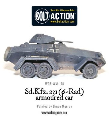 Zoom bild av Sd.Kfz 231 6-rad armoured car 28mm