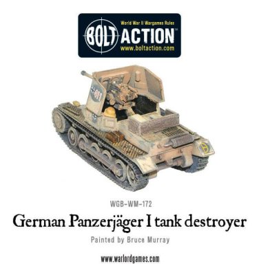 Zoom bild av Panzerjager I tank destroyer 28mm Bolt Action
