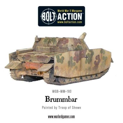 Zoom bild av WGB-WM-180 Brummbar heavy assault gun 28mm Bolt Action Warlord Games