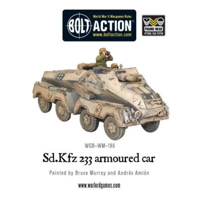 Zoom bild av WGB-WM-186 Sd.Kfz 233 armoured car 28mm Bolt Action Warlord Games